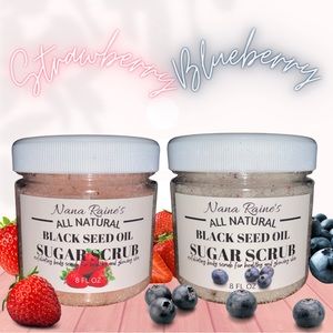 Body Scrubs: Nana Raine’s All Natural Black Seed Oil Sugar Scrub